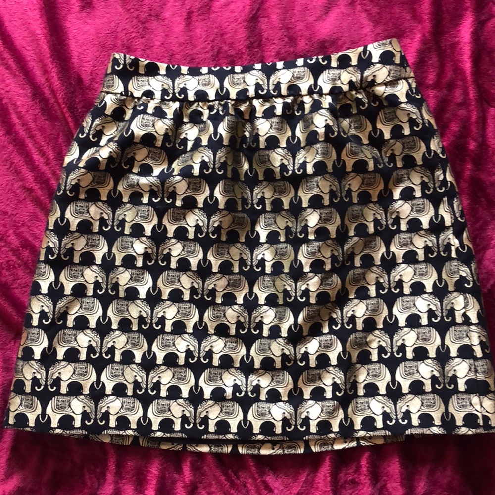 Skirt With Elephant Pattern